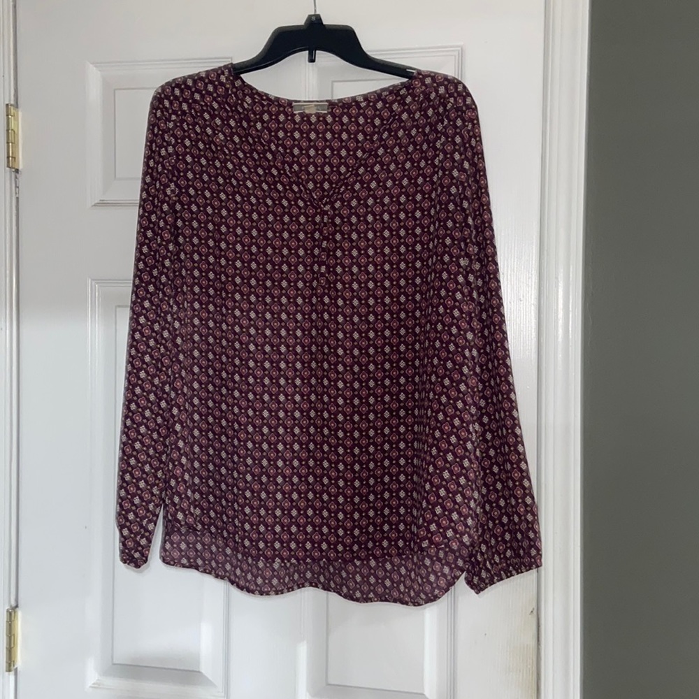 Long sleeve blouse size XL